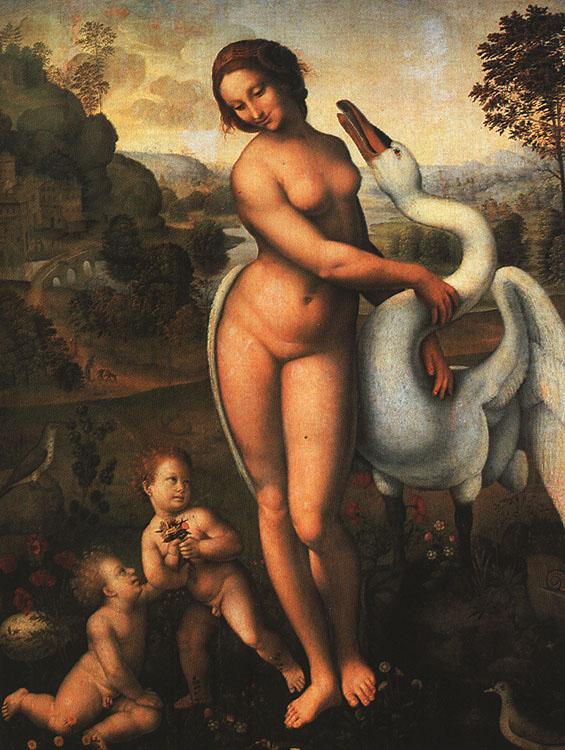 Leda,  Leonardo  Da Vinci